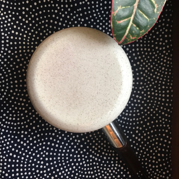 1970s Sanko Enamel Saucepan with Orange Flowers - Picture 2 of 4